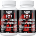 1400mg Beta Ecdysterone un Turkesterone piedevas, maksimizēts 98% Beta Ecdysterone & 20% Turkesterone Ekstrakts muskuļu masai, izturībai, proteīnu sintēzei, 120 kapsulas