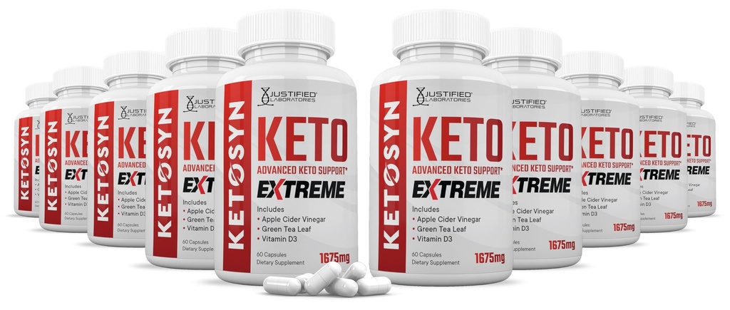Ketosyn Keto ACV Extreme Tabletes 1675 MG Keto atbalsts Blend kapsulas Alternatīva Keto ACV Gummies formulai Apple Sidra Etiķis Extra Virgin Olīveļļa Pulveris Zaļā tēja 600 kapsulas