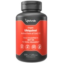 Naturalis Ubiquinol 100mg Active CoQ-10 Emulģēts MCT eļļā labākai absorbcijai; nesatur glutēnu, ne-GMO un sojas-free;