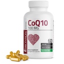 Bronson CoQ10 100 MG augstas aktivitātes šūnu enerģijas ražošana, 60 veģetārās kapsulas