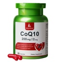JulyDeer CoQ10 200mg ar vitamīnu E 20mg, augsta absorbcija Antioksidants Coenzyme Q10 Atbalsts sirds, enerģija, Kopējais veselības papildinājums 60 kapsulas