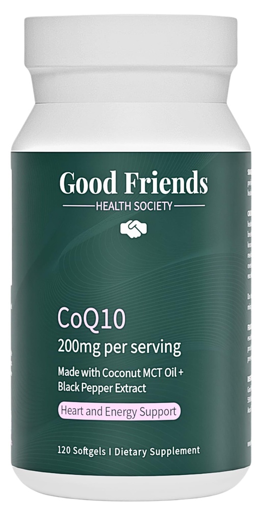 Ubiquinol CoQ10 200mg - Augsta Absorbcija ar melno piparu ekstraktu un kokosriekstu MCT Oil - 120 Softgels, Lab-Tested, Bez sēklu eļļas, ne-GMO - sirds un enerģijas atbalsts
