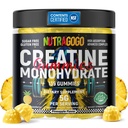 NSF Certified Creatine Gummy - kreatīnmonohidrāts Gumijas vīriešiem un sievietēm-5g kreatīnmonohidrāts uz vienu kalpot - bez cukura,Vegan, ananasu elektrolītu košļājamās, 135 Count
