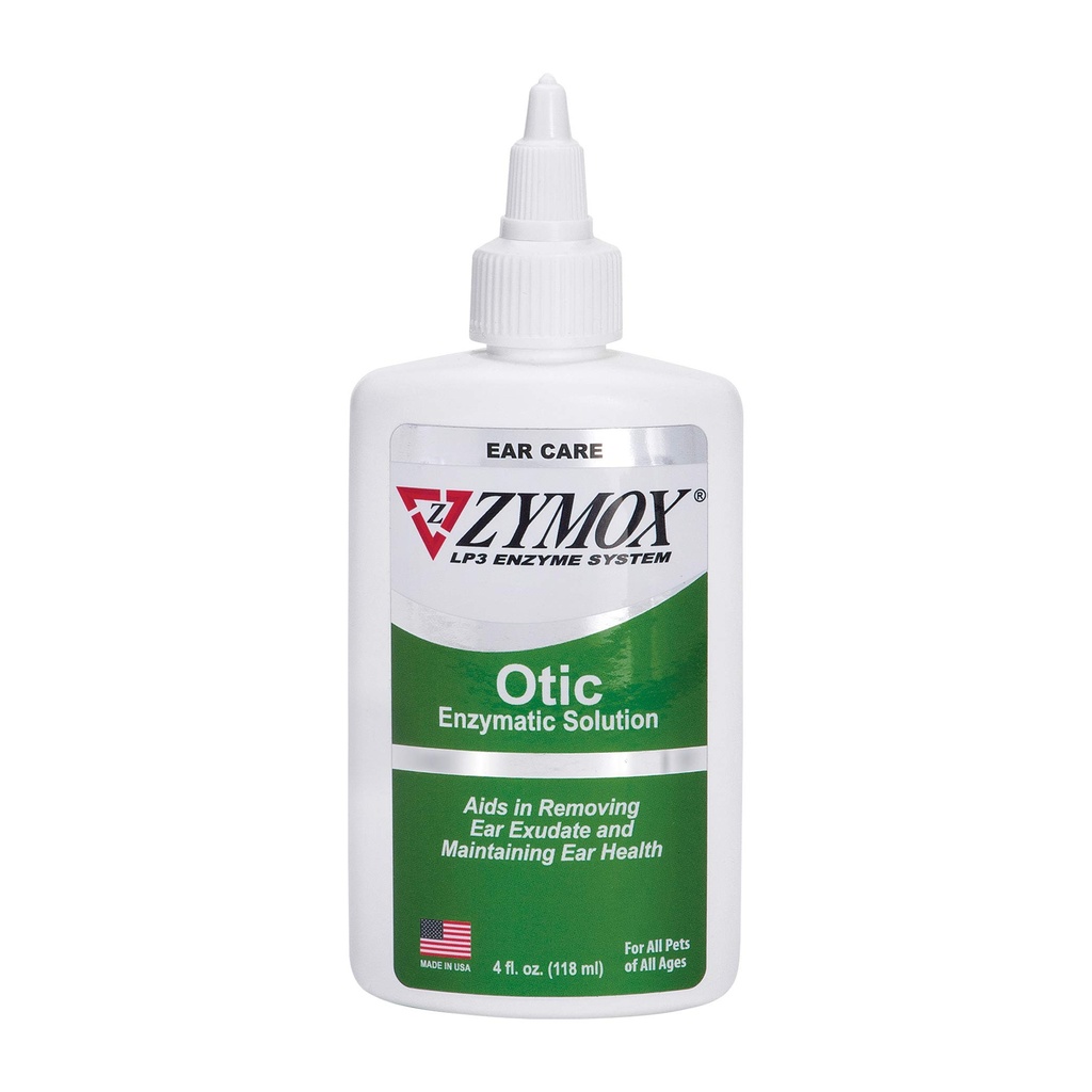 Pet King Brands Zymox Otic Enzymatic šķīdums suņiem un kaķiem, lai nomierinātu ausu infekcijas bez hidrokortizona nieze atvieglojumu, 4oz