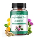 GREENPEOPLE Limf-Liver Cleanse Detox & Remonts - Stiprums Milk Thistle 30X ekstrakts - Standartizēts un koncentrēts 80% Silymarin w/Vitamin,95% kurkuminoīdi & 17+Liver Health Nutrients Vegan 120CT