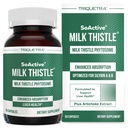 SoActive® Milk Thattle: 10X Efektīvāks Piens Fitosoma, Optimizēts Essential Bioactive Silybin A & B Plus Bilear® Artichoke Extract & Bile Enter - Aknu Support