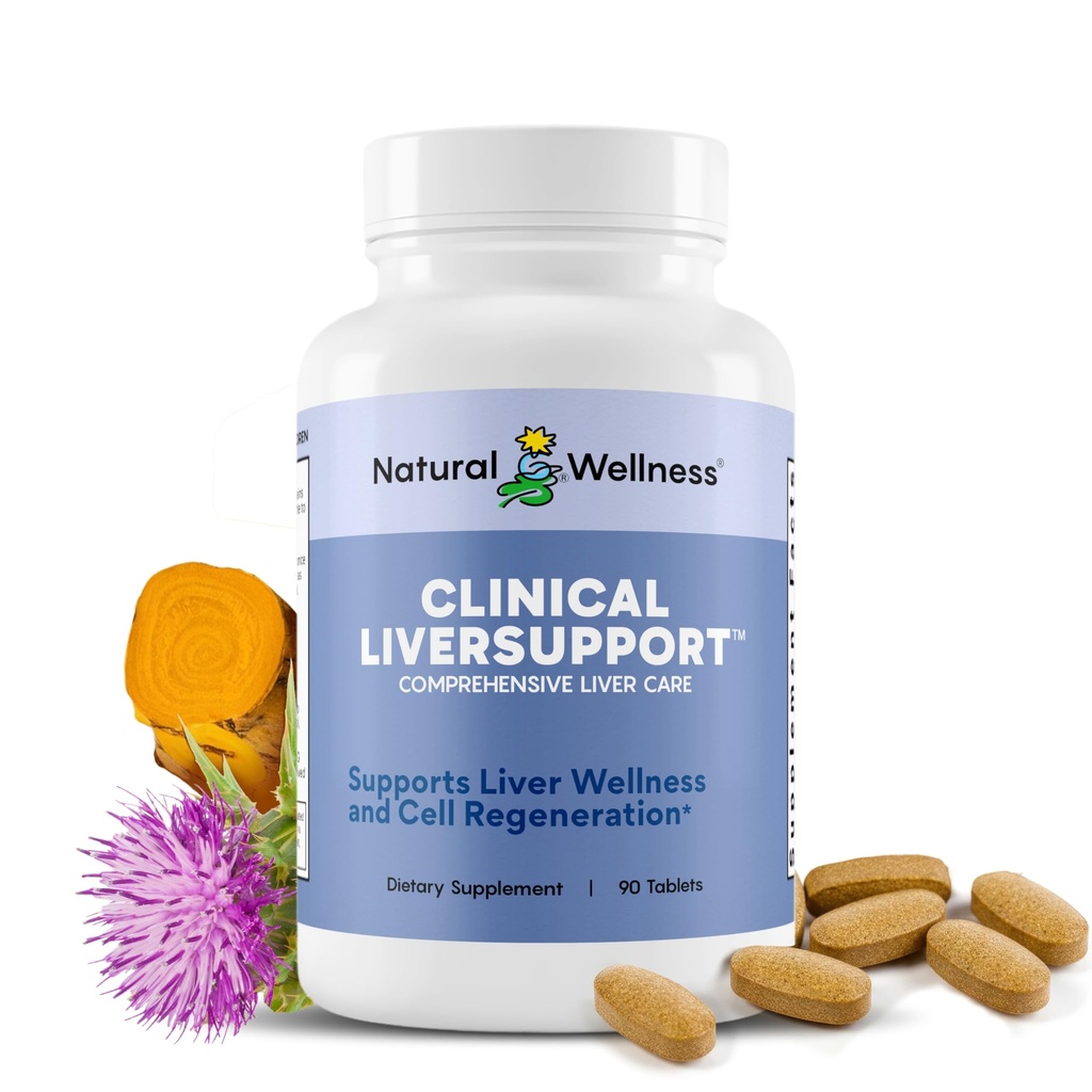 Dabas labsajūta klīniskā aknu atbalsts – ārsts-formulēts piens Thattle & Curcumin Blend for Detox, remonts un veselīgs aknu funkcija – 12 spēcīgs sastāvdaļas, maksimālā absorbcija