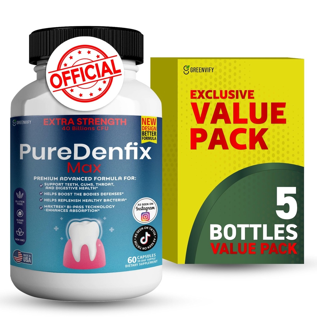 – Extra Strength Probiotic Papildinājums ar 40 miljardiem KVV – Atbalsta Zobu, Gums, Ausu, Deguna, Throat & Digestive Health – 60 kapsulas (5)