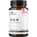 Izstrādājumi veselībai P-5-P - 50mg B6 vitamīna (P5P piridoksāls-5-fosfāts) papildinājums - ne-GMO, Vegan B-6 (120 kapsulas)
