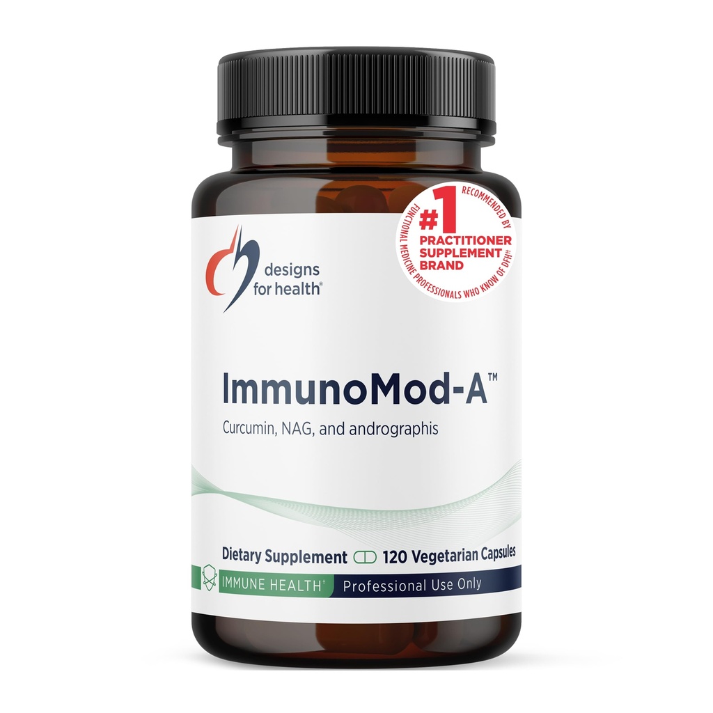 ImmunoMod-A - Imūnbalsta papildinājums - kurkumīns C3 Turmeric Complex, NAG, Andrographis + N- Acetyl- D- Glikozamīns - ne- GMO, vegans + bez glutēna (120 kapsulas)