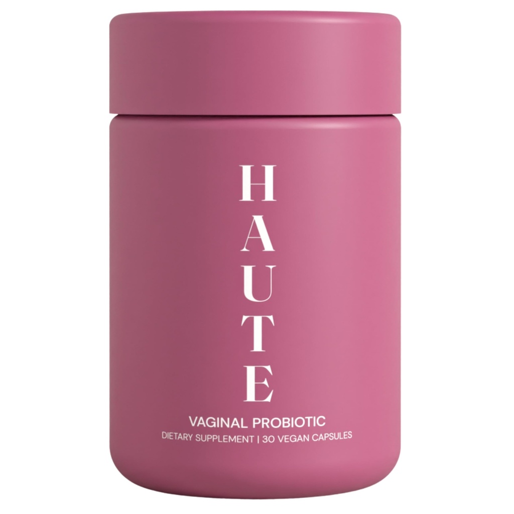 HAUTE Vaginālās probiotikas ar prebiotikām un Lactobacillus Crispatus, pH līdzsvars, veselīgs maksts odors, gremošanas atbalsts, 30 skaitīšanas
