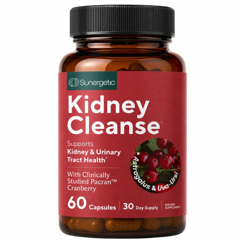 INVALID DATA Best Kidney Cleanse Supplement - Premium Kidney Support Formula With Organic Cranberry Extract Helps Support Healthy Kidneys, Detox, Bladder Health & Urinary Tract- 60 Vegetarian Capsules