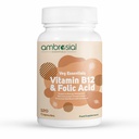 AMBROSIAL Vitamin B12 1000 mcg + 500 mcg Folic Acid Pack of 1-120 Capsules