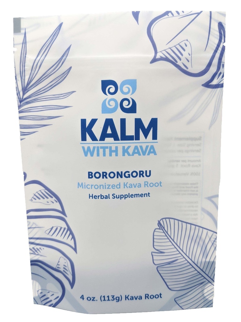 KALM with Kava Borongoru Micronized Kava (4 oz)
