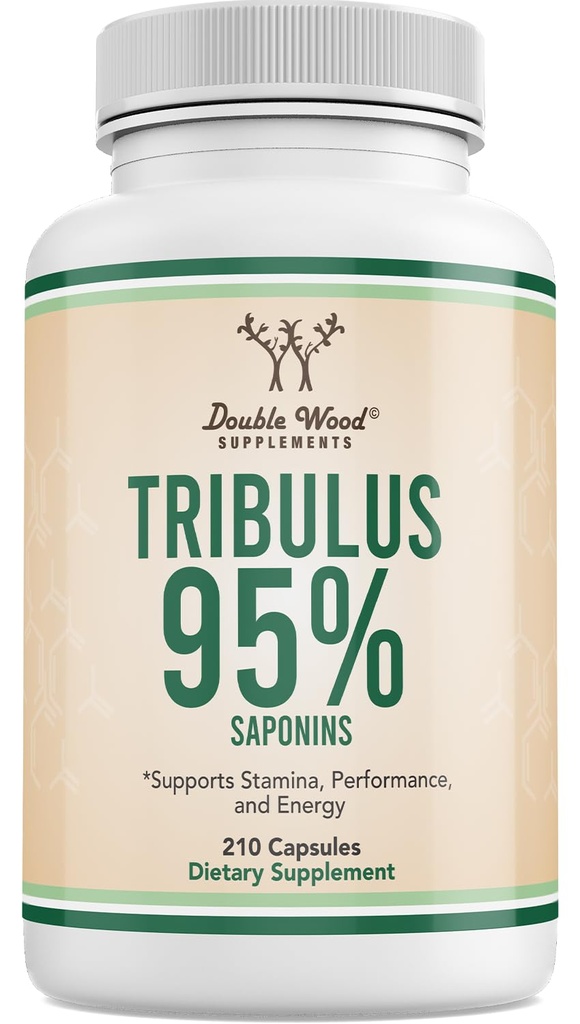 Tribulus Terrestris 1,000mg, 95% Saponins, Libido + Stamina, 210 Capsules