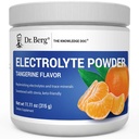 Dr. Berg Nulles cukura hidrācija Keto Electrolyte pulveris - Uzlabots w/ 1000 mg kālija un reālā rozā Himalaju sāls (NOT galda sāls) - Tangerine Flavor Hydration Drink Mix Papildinājums - 50 Pasniedz