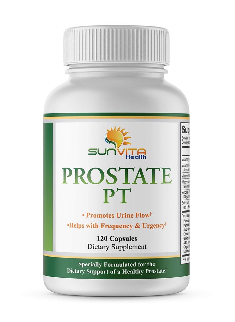 Prostate Formula- Helps with Frequency and Urgency - 120 Capsules - Contains Saw Palmetto and Beta Sitosterol
