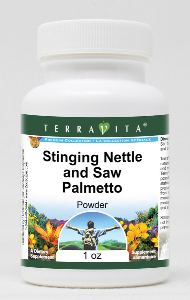 Terravita Stinging Nettle and Saw Palmetto Powder (1 oz, ZIN: 513891)