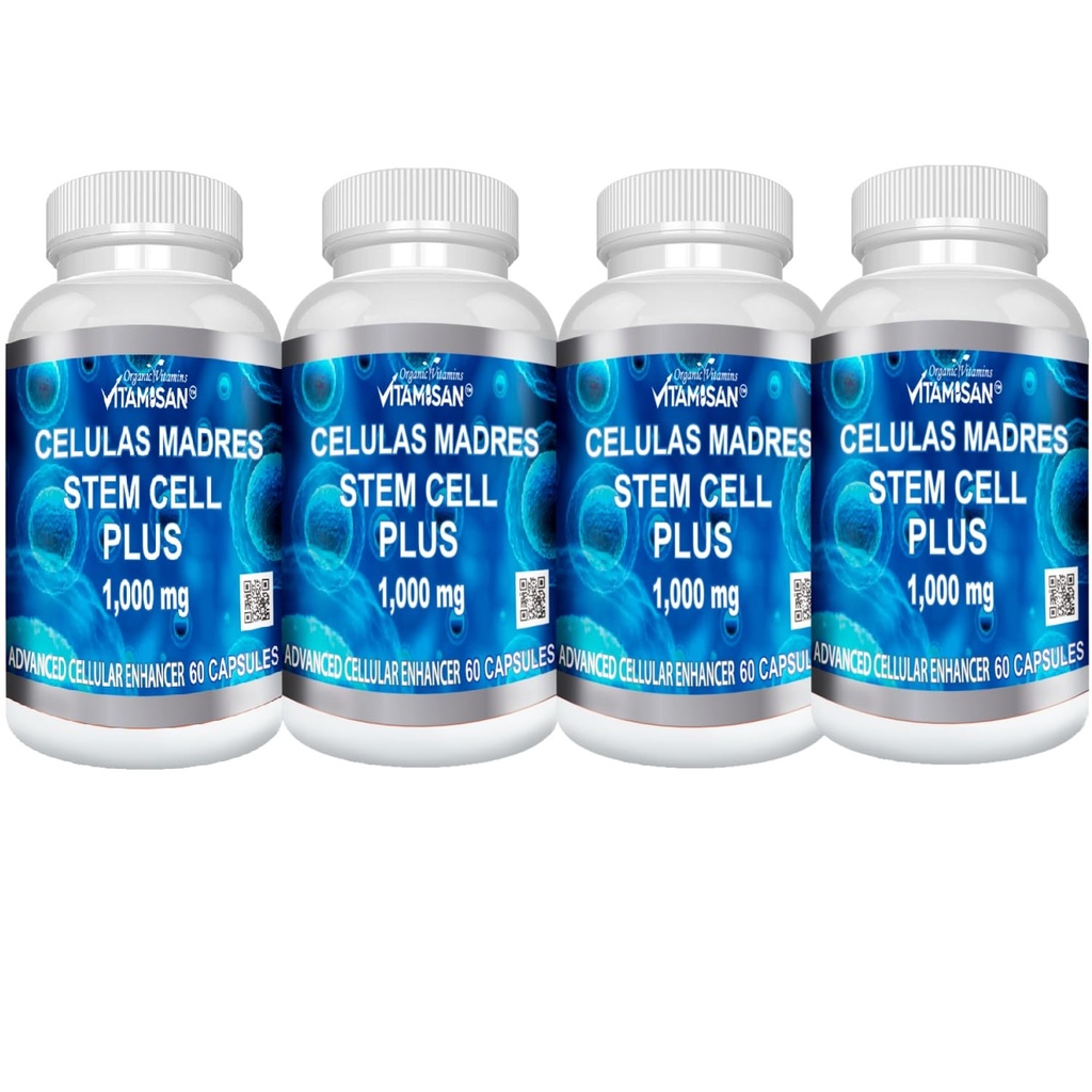 VITAMISAN Celulas Madres 4 Botellas Blue Green Algae AFA