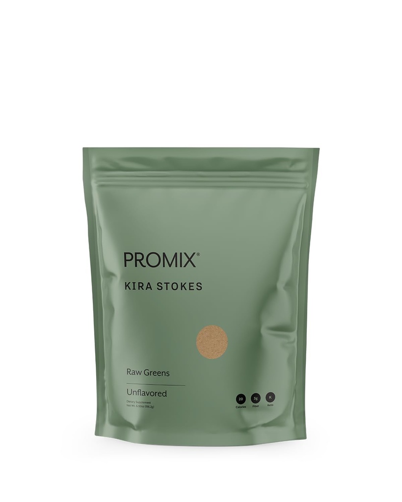 ProMix Nutrition Raw Greens Superfood Blend - sārtā Alfalfa, kviešuzāle, Ashwagandha, & Rhodiola - 30 Kalpo