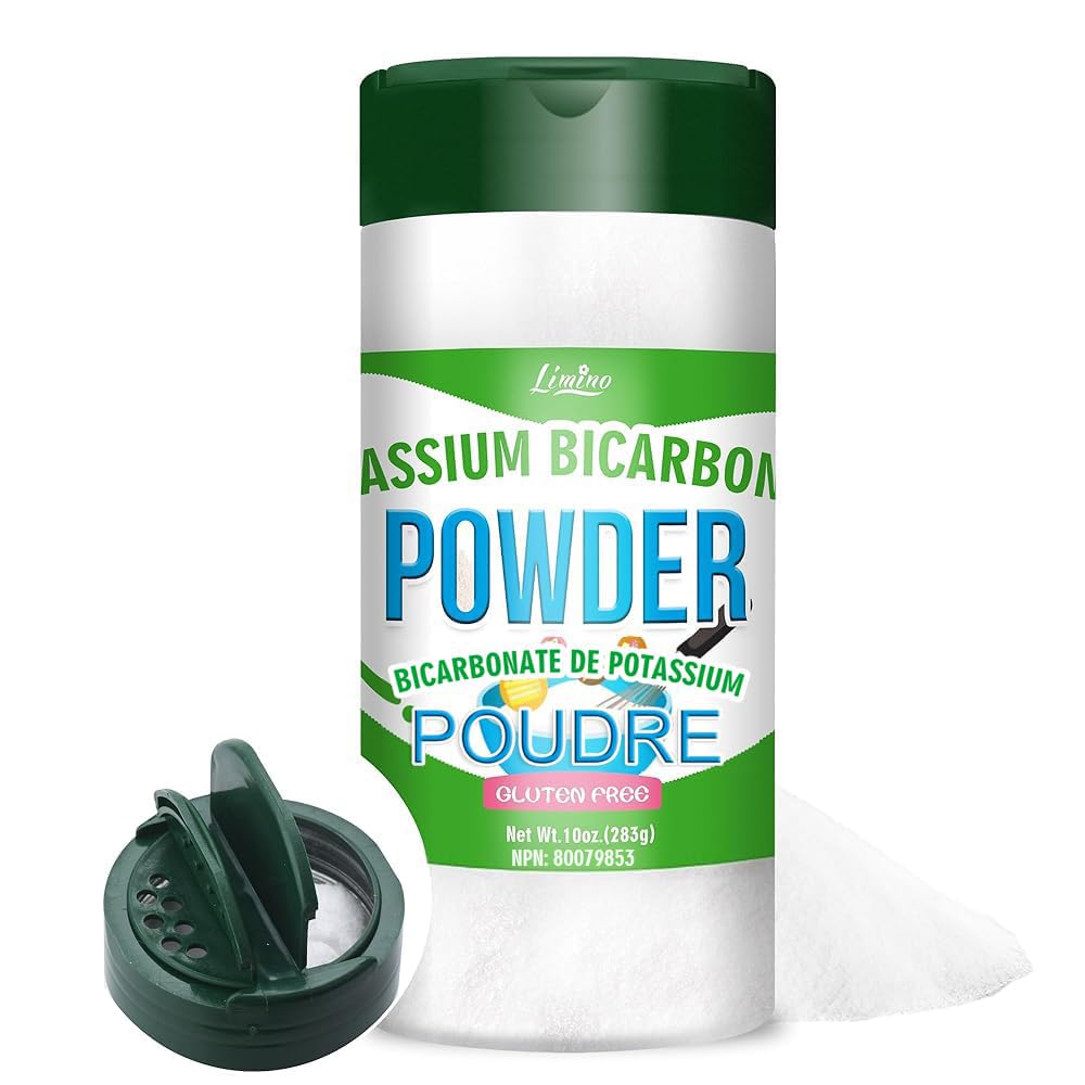 10oz Potassium Bicarbonate, Pure Food Grade Potassium Bicarbonate Powder for Plants, Cakes, Winemaking, Snacks, Potassium Bicarbonate Baking Powder for Leavening, Cookies, and More