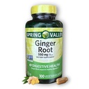 Ginger Root 550mg- Organic Supplements 100 Capsules (Pack of 1)