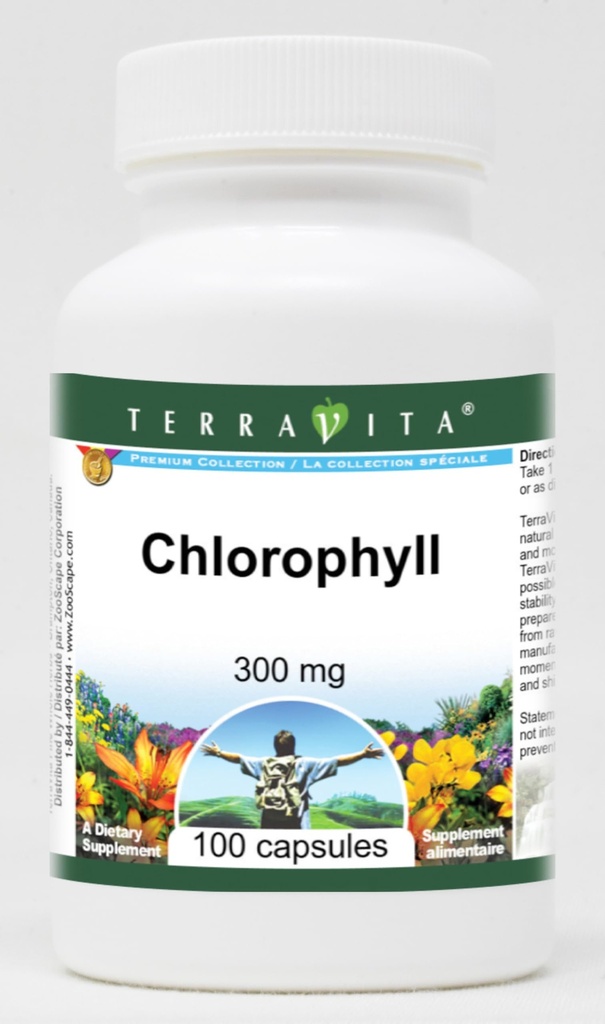 Chlorophyll - 300 mg (100 Capsules, ZIN: 513871) - 3 Pack