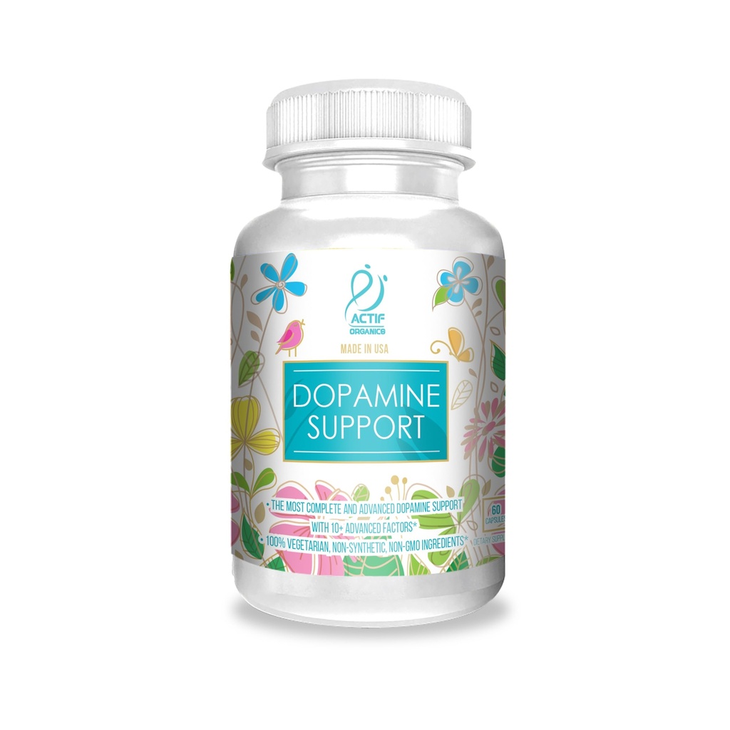 ACTIF Dopamine Boost with 10+ Advanced Factors for Energy and Motivation Support – Non GMO, Made in USA, 60 Count