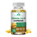 High-Potency Omega 3-6-9, 100% Vegan Sourced Natural Supplement for Heart, Brain and Mobility Health, 2 Month Supply, 120 Softgels