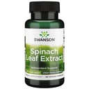 Swanson Spinach Leaf ekstrakts - augu papildinājums veicināt vispārēju veselību - Green Foods Formula w/Beneficial Thylakoids & Chlorophyll - (60 Veggie kapsulas, 650mg katrs)