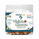 Vision Chews Eye Supplements for Dogs & Cats with Omega 3 Krill, Astaxantin, Choline, Lutein, Glutathione, Cat Vision Supplement & Dog Eye Supplements, Chicken Liver Flavor, 60 Chews, 3.5g Each