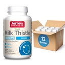 Jarow Formulas Milk Thattle 150 mg ar 30:1 Standardized Silymarin Extract, Diētiskais papildinājums aknu funkciju atbalstam, 200 Veggie kapsulas, 66-200 dienu piegādes, 12 iepakojumi