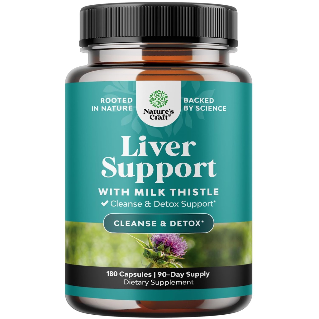 Aknas tīrīt Detox & remonts 180 Kapsulas - augu izcelsmes aknu atbalsts Piena Thistle Papildinājums - Silymarin Milk Thistle Papildinājumi ar Dandelion Saknes, Holīna, Beetroot & Artišoka ekstrakts