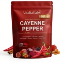Cayenne Pepper Softgels, Supplement with Vitamin E, D3+K2-240 Count