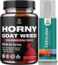 Horny Kaza Nezāļu ekstrakta komplekss vīriešiem un sievietēm Pastiprināta enerģija un izturība un melna Maca Saknes kapsulas vīriešiem - uzmundrinoši Drive Mood & Energy Booster vīriešiem
