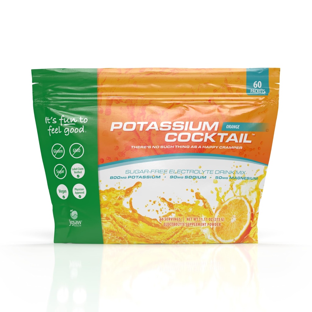 Kālija kokteilis, agrāk Pickleball Cocktail, agrāk Orange Flavor, 60 Kalpotāji