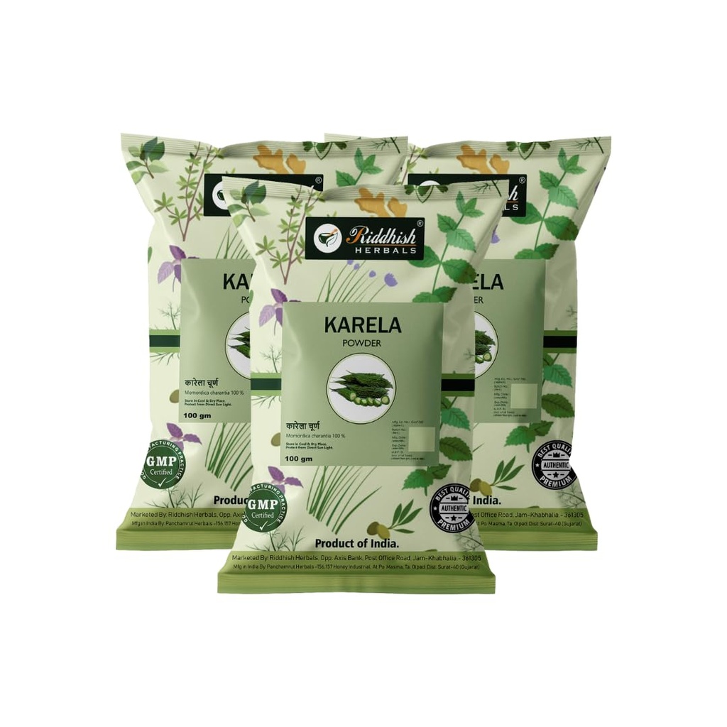 Karela Powder 100 g Pack of 3 Pure Bitter Melon Powder Plant Based Botanical Powder Traditional Herbal Preparation
