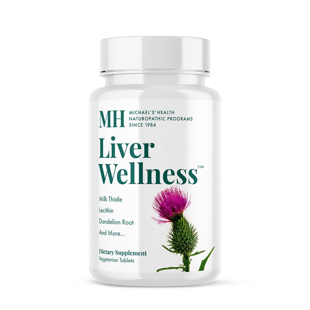 Michael's Health Naturopathic Programs Liver Wellness - 60 Vegetarian Tablets - Contains Nutrients for Liver Support - Kosher - 20 Servings