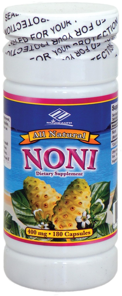 Noni Capsules – All Natural Morinda Citrifolia Supplement – 180 Capsules – Immune Support, Antioxidant Rich, Vitality & Energy Support, Non-GMO Herbal Supplement for Overall Wellness by Nu-Health
