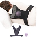 ODOXIA Anti Snoring Device | Positional Sleep Apnea Device | Side Sleep Trainer to Stop Snore | Includes Ball to Prevent Back Sleeping | Positional Therapy for Snoring Relief | Width Adjustable