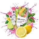 HIITWATER Pink Lemon Energy Sticks, Energy Drink Powder, Boot Burn Formula with Korean Red Ginseng, Guarana, Taurine, On-The-Go Clean Energy Mix, Zero Sugar, Low Calorie, 10 Pack