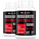 1600mg Fadogia Agrestis Tongkat Ali Papildinājums, Fadogia Agrestis ekstrakts vīriešiem ar Ashwagandha - Maksimālais stiprums, 120 Softgels