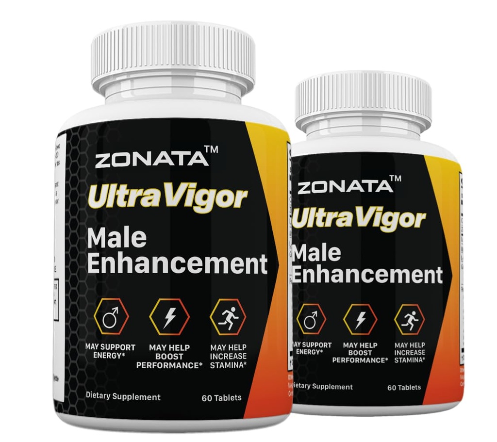 Zonata (2 Pack) Vigor Pro Pills for Men, Pro Vigor Male Supplement Advanced Formula, UltraVigor Max Strength, 120 Count