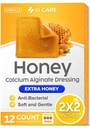 Honey Calcium Alginate Wound Dressing | More Honey 2x2 | 12 Count