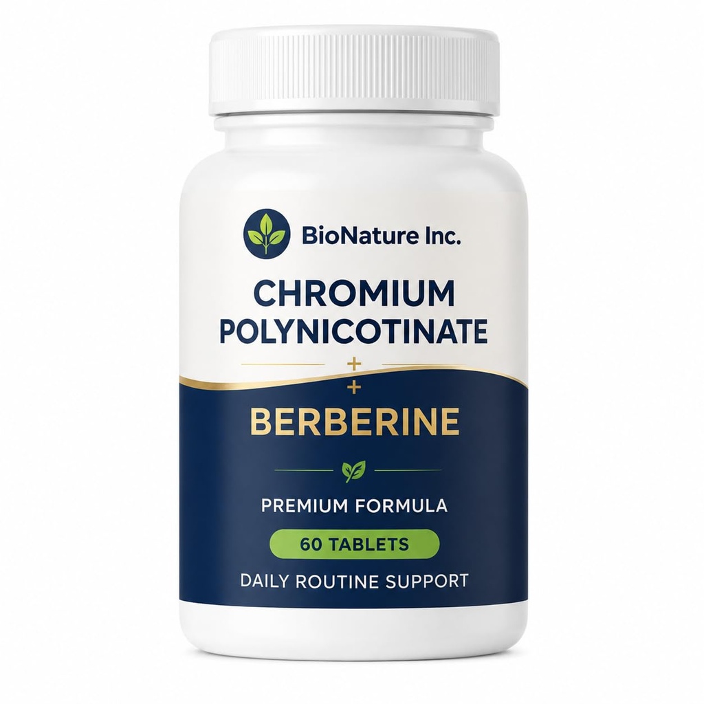 Berberine Chromium Picolinate, 60 Tablets (1)