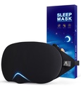Mavogel Cotton Sleep Eye Mask, Light Blocking with Adjustable Nose Bridge