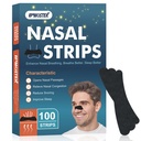100 PCS Nasal Strips for Snoring - Extra Strength Nose Strips for Breathing - Nose Tape for Sport, Work and Sleep - Anti Snoring Strips Help Stop Snoring