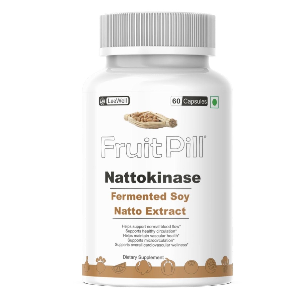 by LeeWell Nattokinase 4000 FU 200mg, 60 Veg Capsules