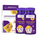 Siddhayu by Baidyanath Ashwagandha Tablets 60+20 (Pack of 2) | Immunity Booster, Strength & Stress Support | Ayurvedic Supplement | 100% Pure Ashwagandha Root Extract | Natural Immunomodulator