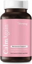 BB Company CalmAgain menopauzes uzbudinājums, koka balanss sievietēm ; Stay Calm, Lejaskortizols, Mazāk Mood Swings ; Sibīrijas rabarbers, Salvija, Safrons  ; Menopauzes Reliefs; 30 Ct